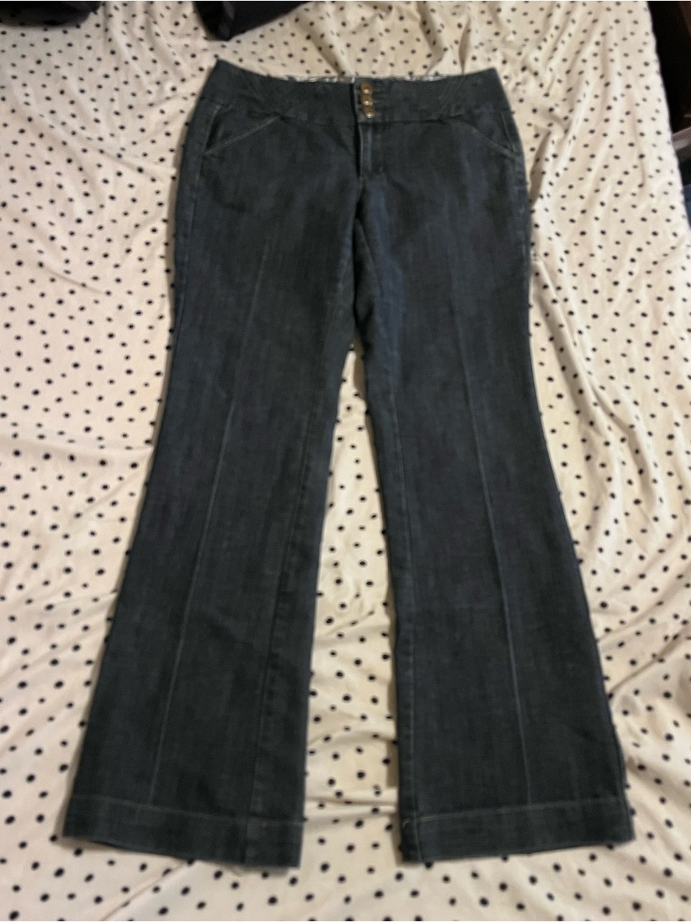 Dark Wash Wide Leg Jeans